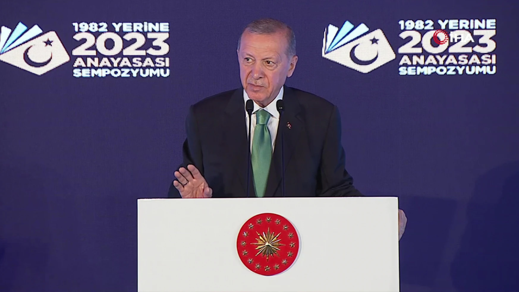 Cumhurbaşkanı Erdoğan'dan Yeni Anayasa çağrısı