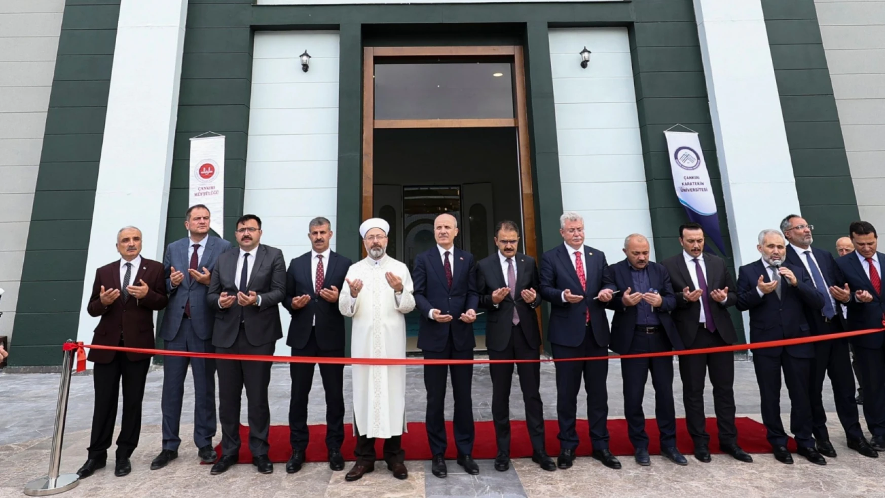 Diyanet İşleri Başkanı Erbaş, ÇAKÜ'de cami açılışına katıldı