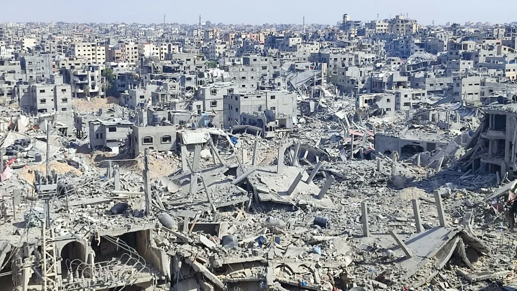 Gazze'deki Yıkım Havadan Görüntülendi
