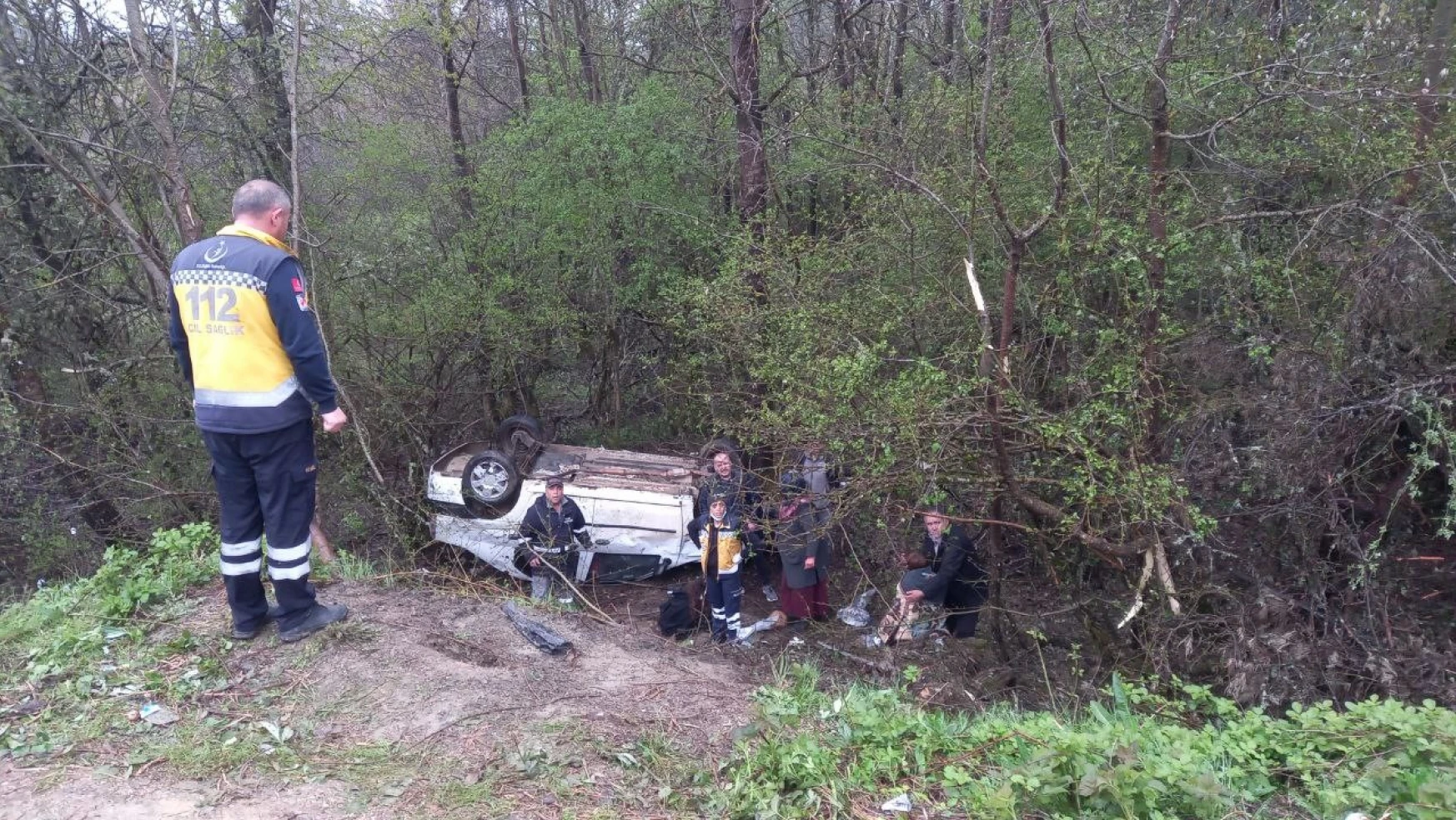 Karabük'te araba kazası: 1 ölü, 4 yaralı