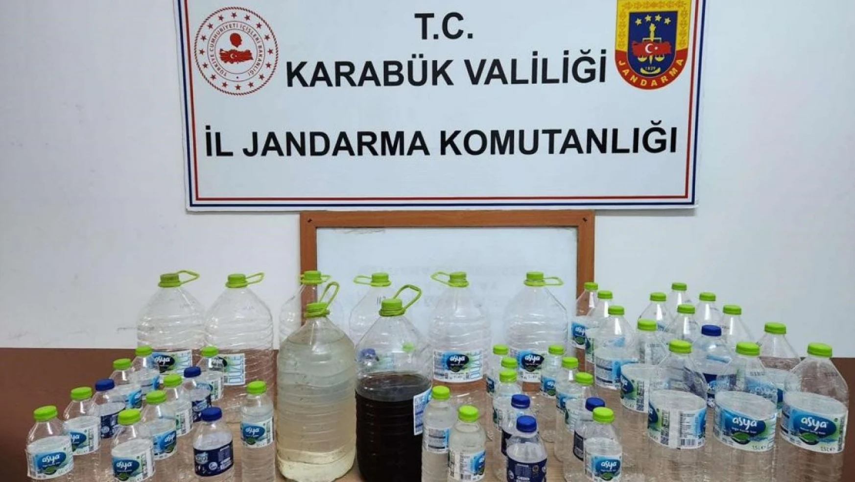 Karabük'te Sahte Alkol Operasyonu