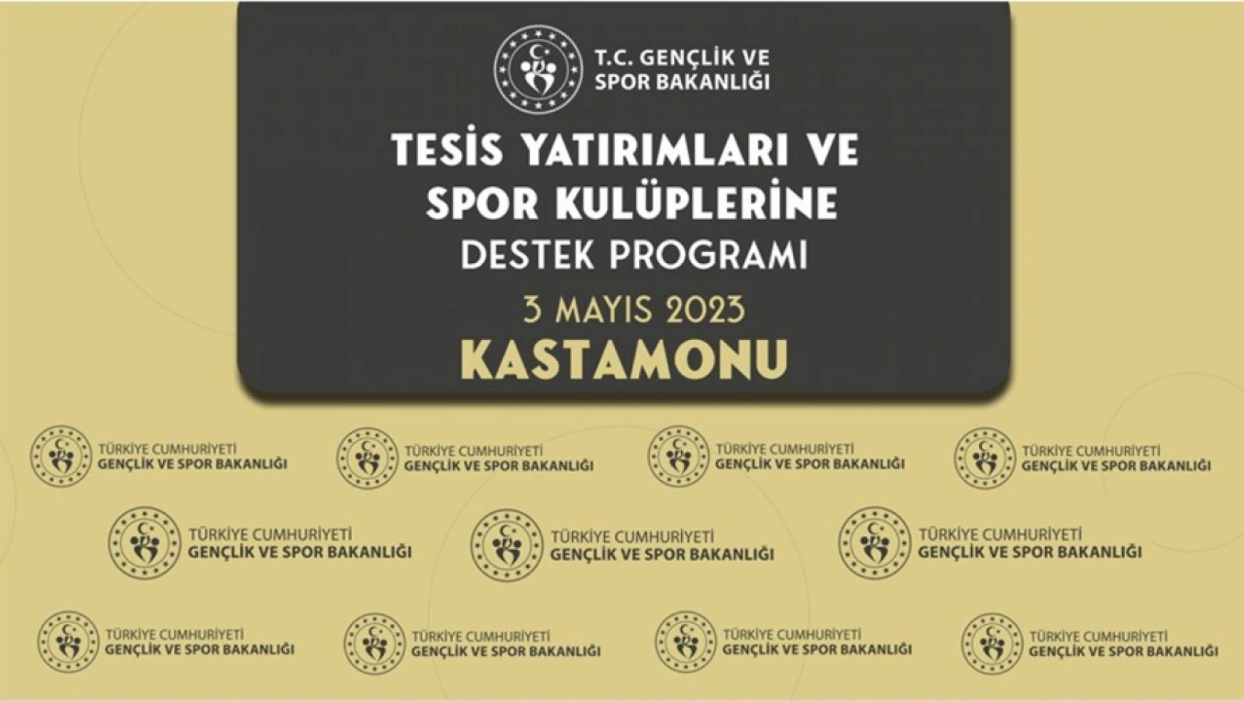 Kastamonu'da Gençlik Spor destek programı yarın