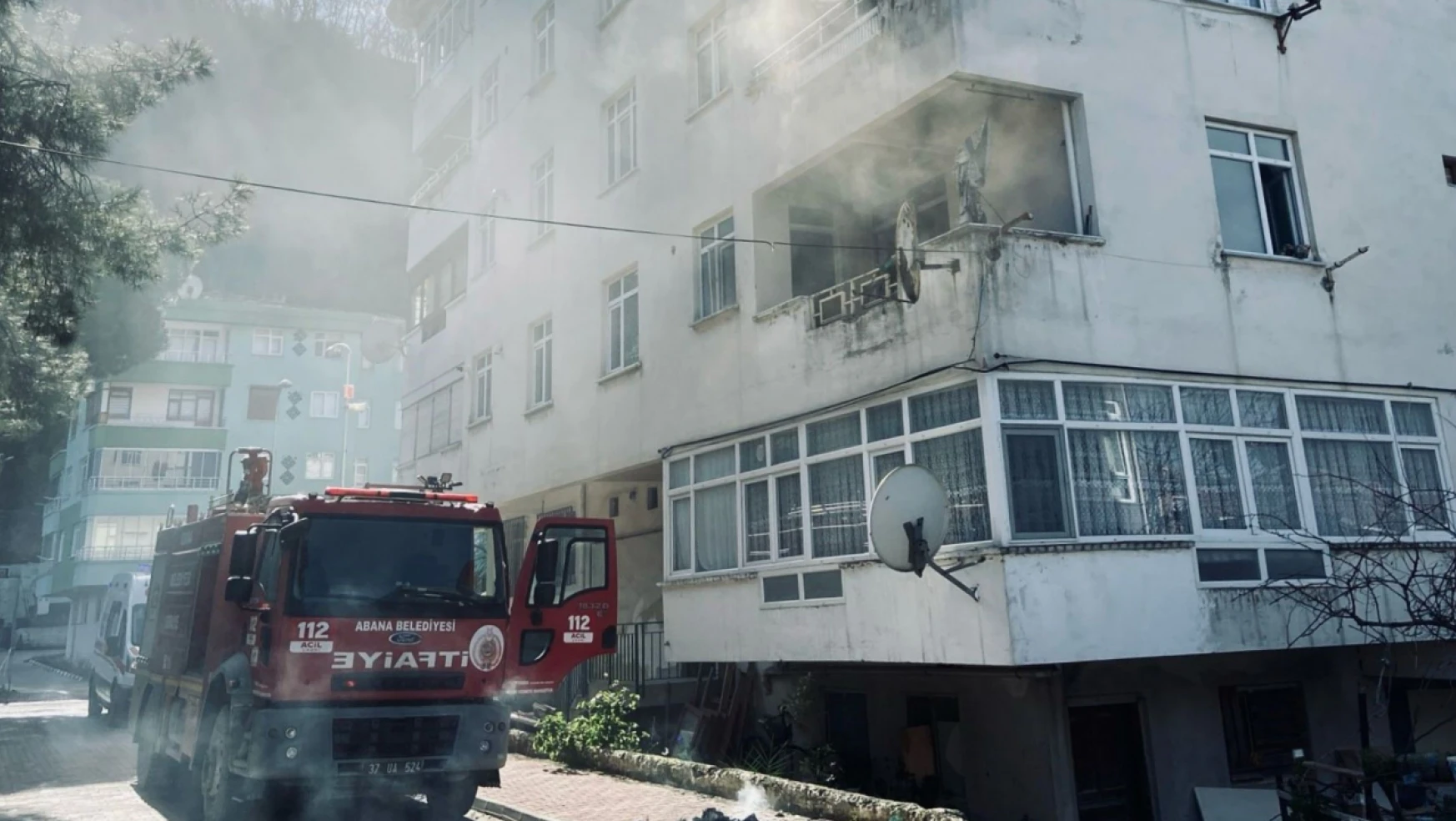 Kastamonu'da Mutfak Tüpünden Çıkan Yangında Apartman Dairesi Zarar Gördü
