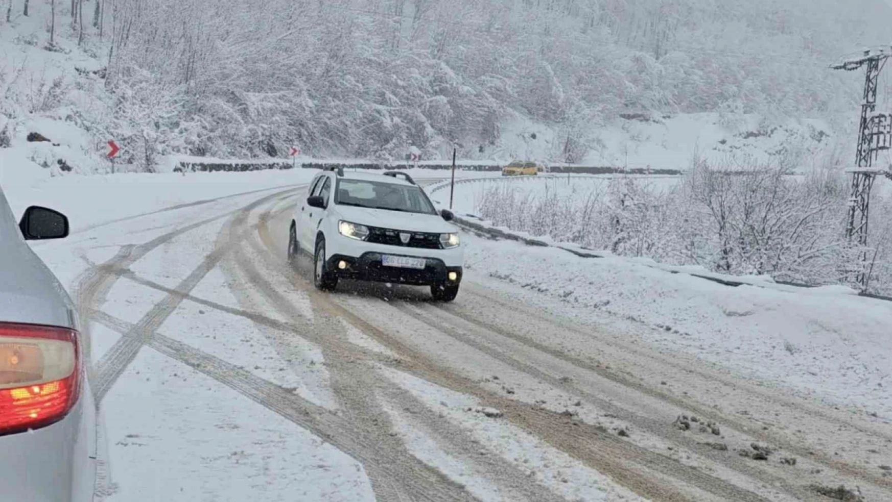 Kastamonu'da Kar Yağışı Etkili Oldu