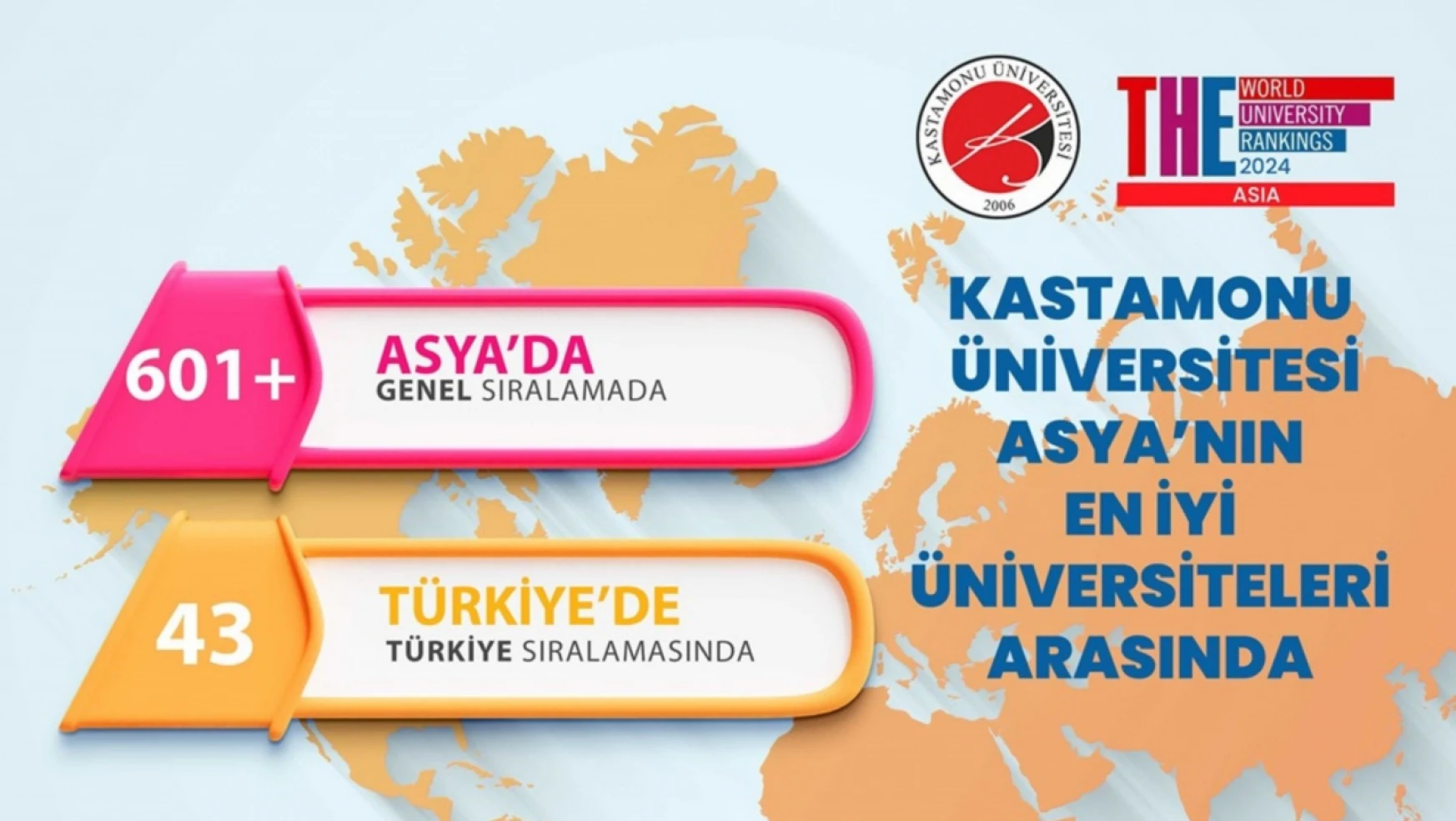 Kastamonu Üniversitesi Asya'nın En İyilerinden