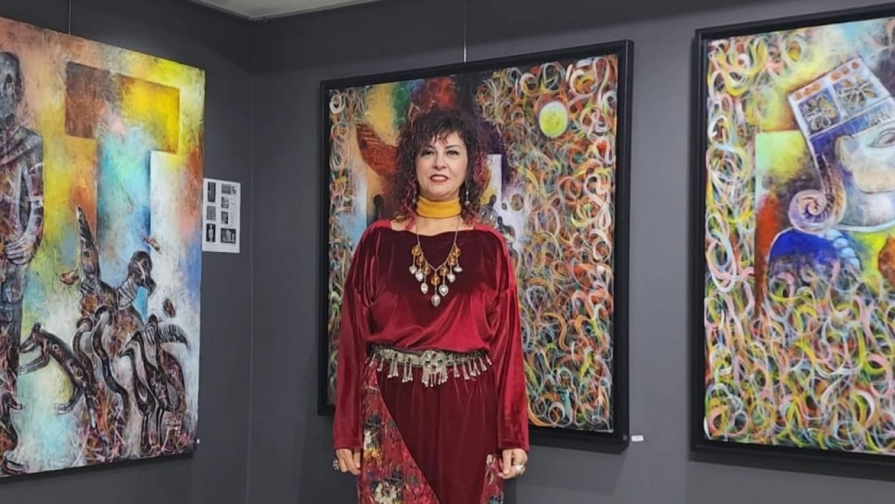 Sanatçı Prof. Dr. Meliha Yılmaz'ın Sergisine Ankara'da Yoğun İlgi