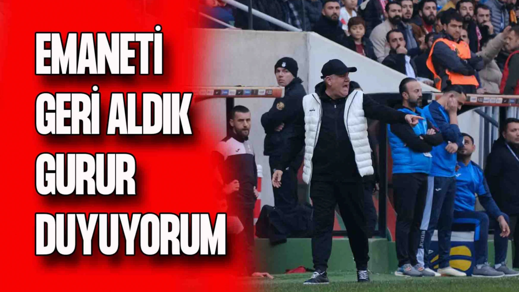 Kastamonuspor Teknik Direktörü Levent Eriş: 'Emaneti Geri Aldık, Gurur Duyuyorum'