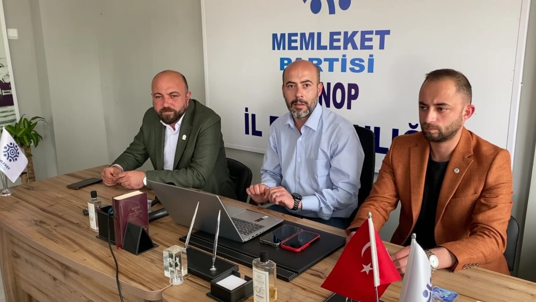 Memleket Partisi Sinop İl Başkanlığından açıklama
