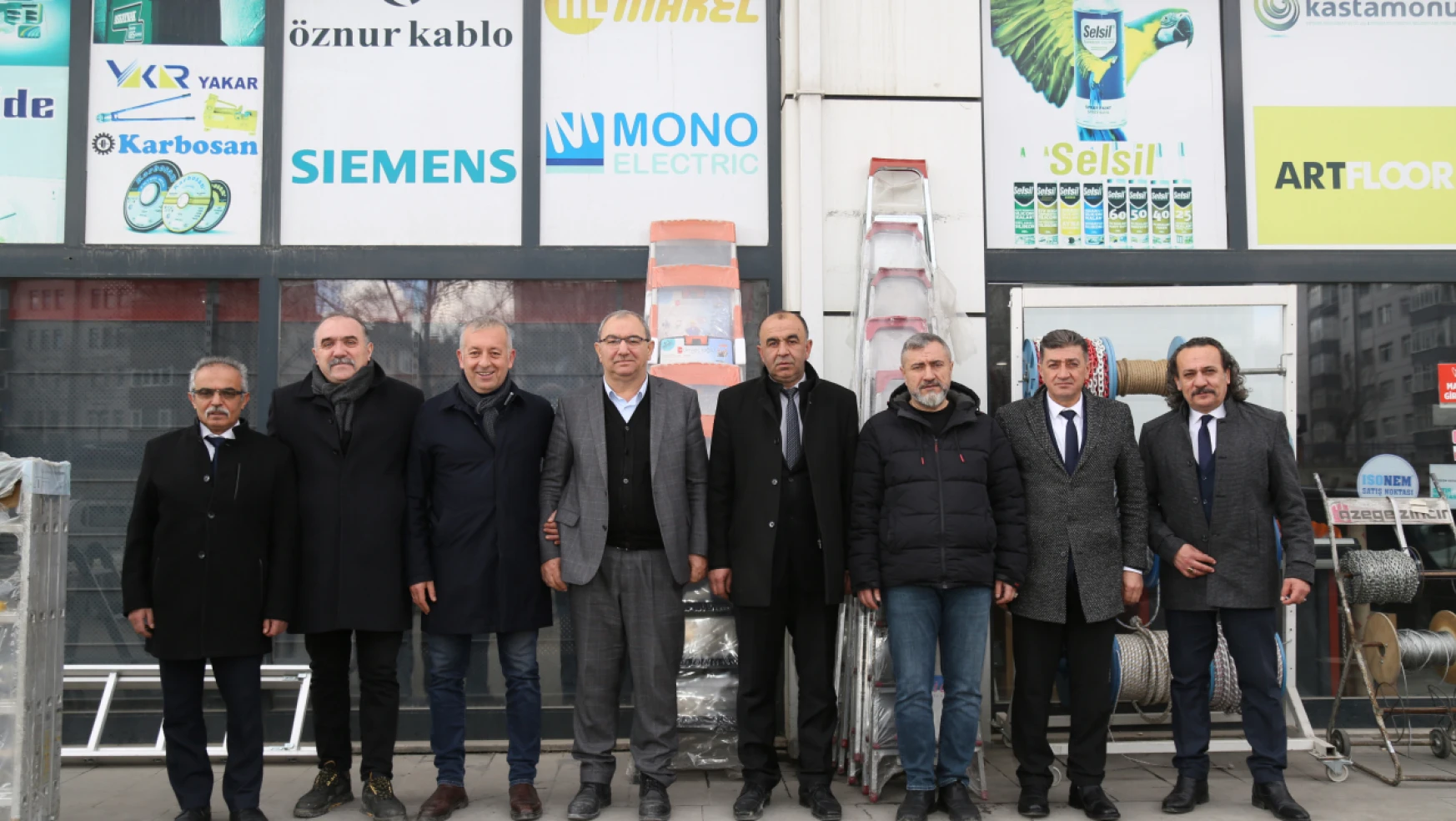 MHP Belediye Başkan Adayı Yüksel Aydın, Sanayi Esnafı ile Bir Araya Geldi