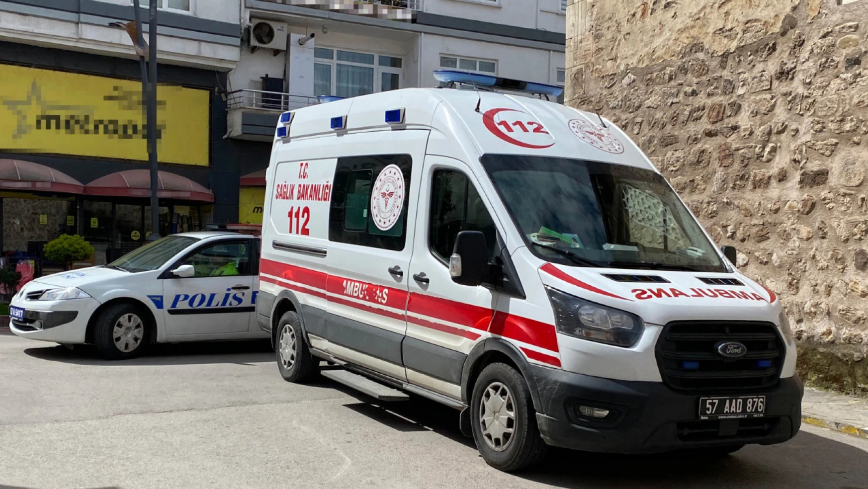 Sinop'ta kaza, yaya yaralandı