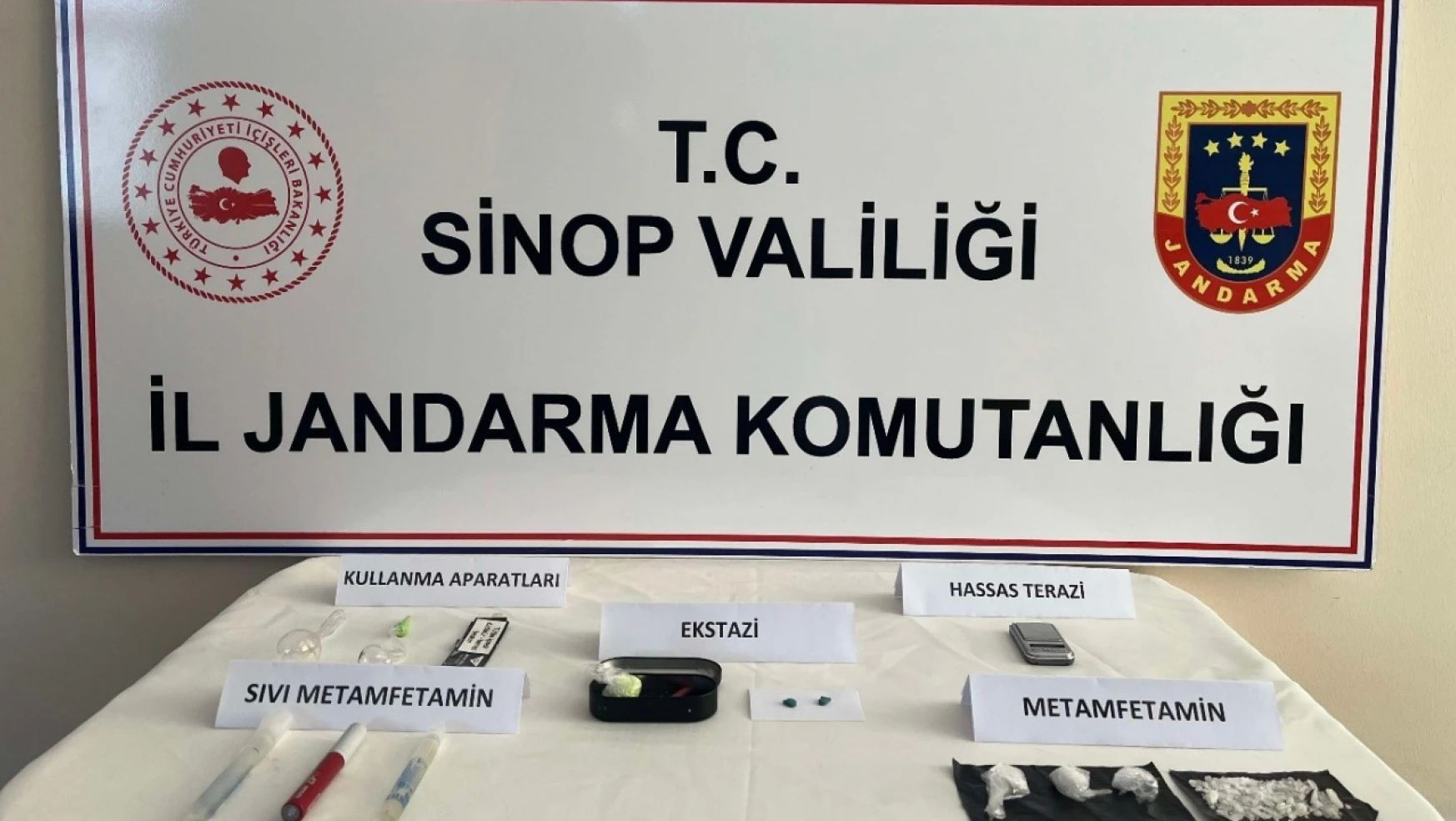 Sinop'ta uyuşturucu operasyonu: 2 gözaltı