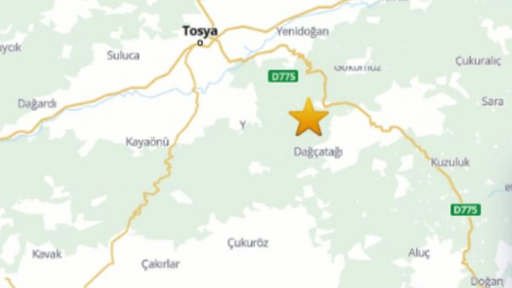 Tosya'da Deprem