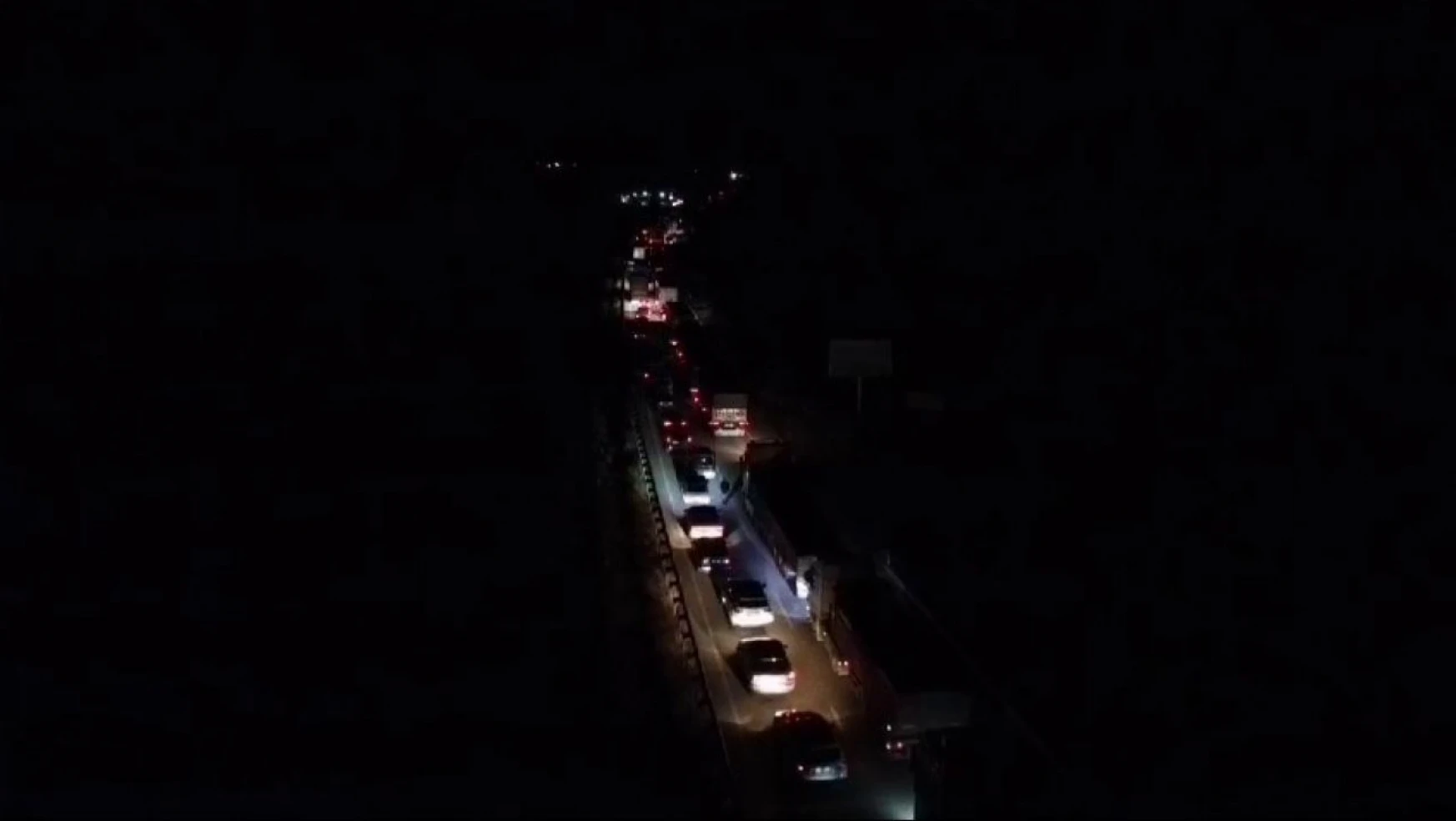 Çorum-Ankara Karayolu Dron ile Görüntülendi