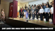 Şehit Şerife Bacı Okulu'ndan Unutulmaz İngilizce Drama Gecesi