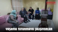 Yangınzede Aile Yaşama Tutunmaya Çalışıyor
