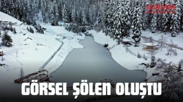 Deresökü Orman Parkı'nda Görsel Şölen Oluştu