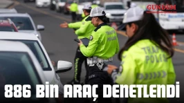 Kastamonu'da 886 bin araç denetlendi