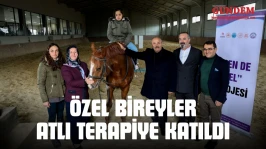 Özel Bireyler Atlı Terapiye Katıldı
