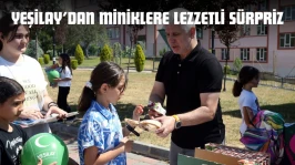 Yeşilay'dan Miniklere Lezzetli Sürpriz