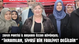 Zafer Partisi İl Başkanı Özcan Büyükşen: 'İkramlar, Siyasi Bir Faaliyet Değildir'