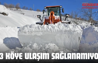23 Köye Ulaşım Sağlanamıyor
