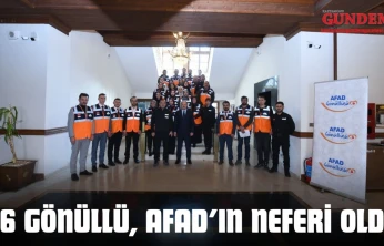 26 Gönüllü, Afad'ın Neferi Oldu