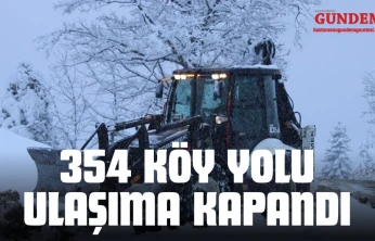 354 Köy Yolunda Ulaşım Sağlanamıyor