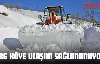 386 Köye Ulaşım Sağlanamıyor