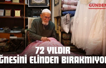 72 Yıldır İğnesini Elinden Bırakmıyor