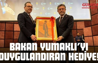 Bakan Yumaklı'yı Duygulandıran Hediye!