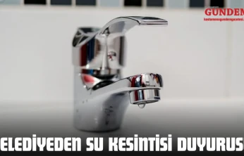 Belediyeden Su Kesintisi Duyurusu