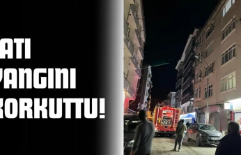 Çatı Yangını Korkuttu!