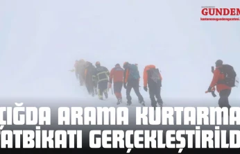 Çığda Arama Kurtarma Tatbikatı Gerçekleştirildi