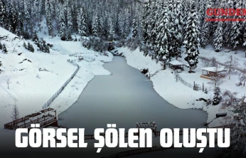 Deresökü Orman Parkı'nda Görsel Şölen Oluştu