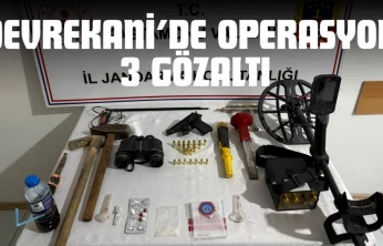 Devrekani'de Operasyon 3 Gözaltı