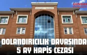 Dolandırıcılık Davasında 5 Ay Hapis Cezası