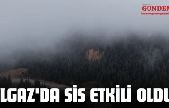 Ilgaz'da Sis Etkili Oldu