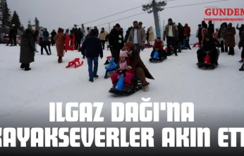 Ilgaz Dağı'na Kayakseverler Akın Etti