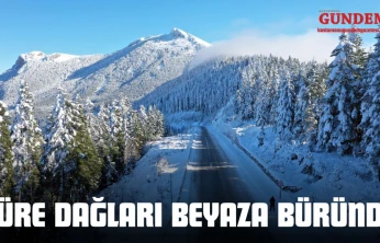 Kar Küre Dağları'nı Beyaza Bürüdü