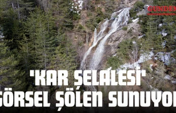 'Kar Şelalesi' Görsel Şölen Sunuyor