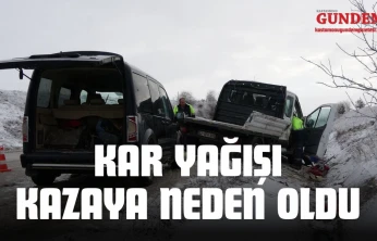 Kar Yağışı Kazaya Neden Oldu: 7 Yaralı
