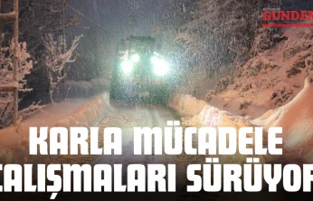 Karla Mücadele Çalışmaları Sürüyor