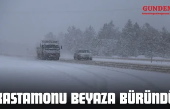 Kastamonu Beyaza Büründü
