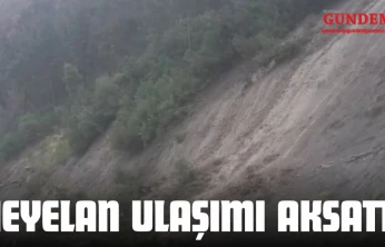 Kastamonu'da Heyelan Ulaşımı Aksattı
