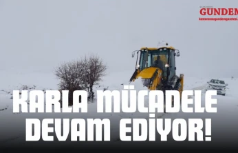 Kastamonu'da Karla Mücadele Devam Ediyor!