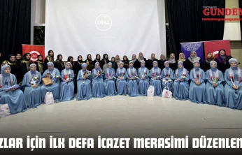 Kastamonu'da Kızlar İçin İlk Defa İcazet Merasimi Düzenlendi