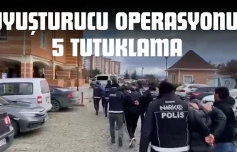 Kastamonu'da Uyuşturucu Operasyonu: 5 Tutuklama