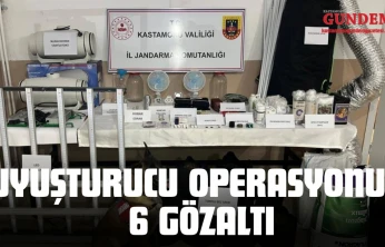 Kastamonu'da Uyuşturucu Operasyonu: 6 Gözaltı