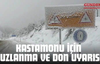 Kastamonu İçin Buzlanma ve Don Uyarısı!