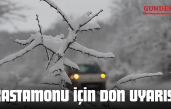 Kastamonu İçin Don Uyarısı